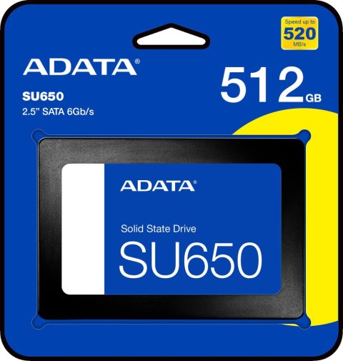 ADATA Dysk SSD Adata Ultimate SU650 512GB M.2 2280