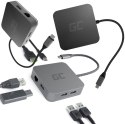 GREEN CELL Hub USB 6w1 Green Cell USB-C AK61
