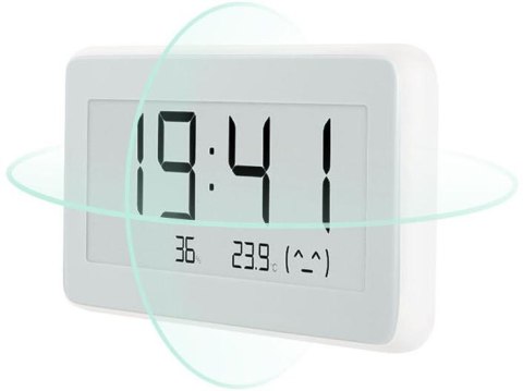 XIAOMI Zegar z Termometrem i Czujnikiem Wilgotności Xiaomi Mi Temperature and Humidity Monitor Clock Pro