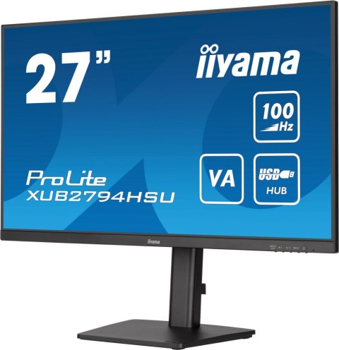 IIYAMA Monitor LED IIYAMA XUB2794HSU-B6 27 cali VA 100Hz 1ms HAS Pivot