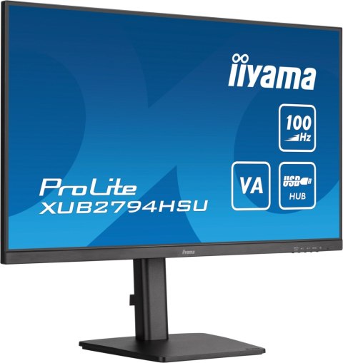 IIYAMA Monitor LED IIYAMA XUB2794HSU-B6 27 cali VA 100Hz 1ms HAS Pivot