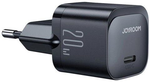 JOYROOM Mini ładowarka sieciowa Joyroom JR-TCF02 20W PD 3.0 QC 3.0 1x USB-C czarna