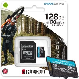 KINGSTON Karta pamięci microSD Kingston Canvas Go Plus microSDXC C10 UHS-I 128GB