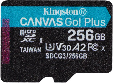 KINGSTON Karta pamięci microSD Kingston Canvas Go Plus microSDXC C10 UHS-I 256GB