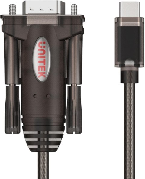 UNITEK Adapter Unitek Y-1105K USB-C 1x RS-232