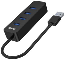 UNITEK Hub USB Unitek H1117A, 4 porty, USB-C, USB 3.1, aktywny, 10W