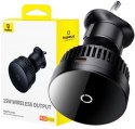 BASEUS UCHWYT SAMOCHODOWY ŁADOWARKA INDUKCYJNA Baseus MagPro C40164100121-00 Qi 15W MagSafe NA KRATKĘ CZARNY