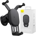 BASEUS UCHWYT SAMOCHODOWY ŁADOWARKA INDUKCYJNA Baseus SUWX030001 Qi 15W NA KRATKĘ CZARNY