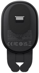 BASEUS UCHWYT SAMOCHODOWY ŁADOWARKA INDUKCYJNA Baseus SUWX030001 Qi 15W NA KRATKĘ CZARNY