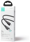 JOYROOM Kabel USB-A / Lightning Joyroom S-UL012A11 120cm 2.4A w oplocie czarny