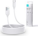 JOYROOM Kabel USB-A / USB-C Joyroom S-UC027A9 200cm 3A w oplocie biały