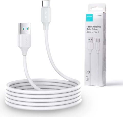 JOYROOM Kabel USB-A / USB-C Joyroom S-UC027A9 200cm 3A w oplocie biały