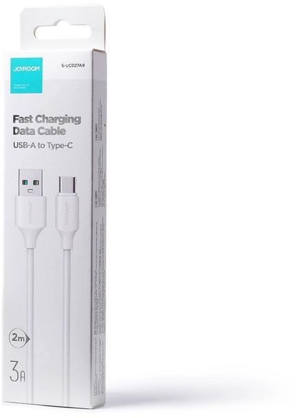 JOYROOM Kabel USB-A / USB-C Joyroom S-UC027A9 200cm 3A w oplocie biały