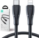 JOYROOM Kabel USB-C / Lightning Joyroom S-CL020A11 120cm 20W w oplocie czarny