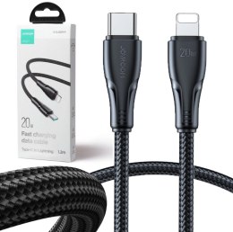 JOYROOM Kabel USB-C / Lightning Joyroom S-CL020A11 120cm 20W w oplocie czarny
