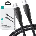 JOYROOM Kabel USB-C / USB-C Joyroom SA34-CC3 100cm 60W 5A PD w oplocie czarny
