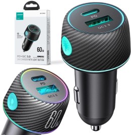 JOYROOM Ładowarka samochodowa Joyroom JR-CCN01 60W 3.0A PD 3.0 QC 3.0 1x USB-A 1x USB-C