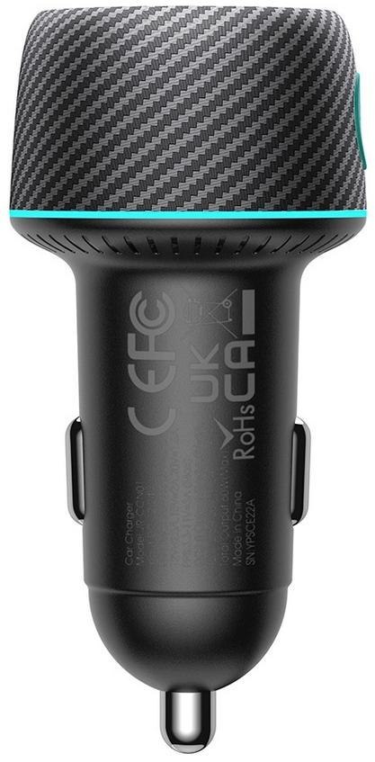 JOYROOM Ładowarka samochodowa Joyroom JR-CCN01 60W 3.0A PD 3.0 QC 3.0 1x USB-A 1x USB-C
