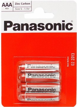 PANASONIC Bateria R03/4BP (AAA) PANASONIC (blister 4 szt.)