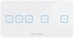 TECH STEROWNIKI Przewodowy włącznik pięciopolowy czarny WSS-32M Tech Sterowniki