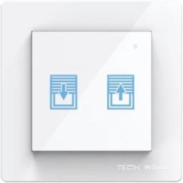 TECH STEROWNIKI Przewodowy włącznik rolet biały FZ-02M Tech Sterowniki