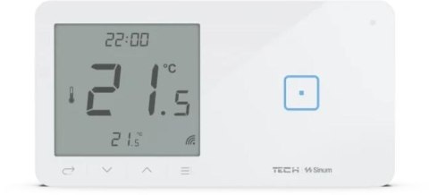 TECH STEROWNIKI Przewodowy włącznik światła poj. z regulatorem pokojowym czarny WSR-01MP Tech Sterowniki