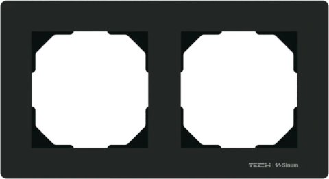TECH STEROWNIKI Ramka podwójna czarna FG-02 Tech Sterowniki