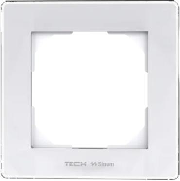 TECH STEROWNIKI Ramka pojedyncza biała FG-01 Tech Sterowniki