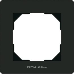 TECH STEROWNIKI Ramka pojedyncza czarna FG-01 Tech Sterowniki