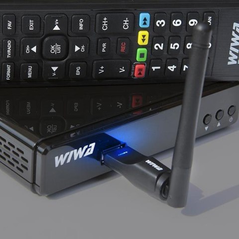 WIWA Zestaw Tuner DVB-T/T2 WIWA H.265 + Antena WiFi USB