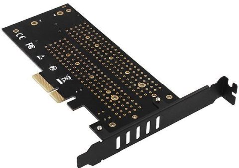 AXAGON Adapter Axagon PCEM2-DC PCI-E x4 na M.2 NVMe z chłodzeniem