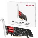 AXAGON Adapter Axagon PCEM2-ND PCIe 2x NVME M.2
