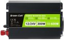 GREEN CELL PRZETWORNICA NAPIĘCIA INVERTER Green Cell DUO 12/24V - 230V 300W/600W MODYFIKOWANA SINUSOIDA