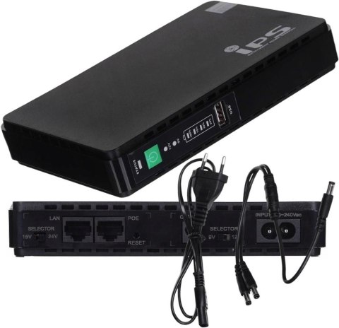 IPS UPS ZASILACZ AWARYJNY IPS RouterUPS-15-PoE 15W 8800mAh