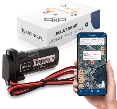 MKING Lokalizator GPS Mking MK02 Śledzenie Pojazdu Łodzi