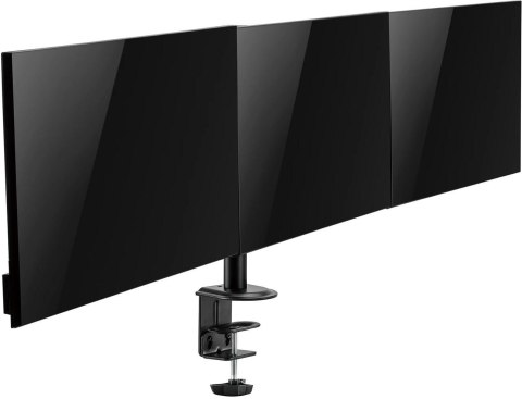 SPACETRONIK Uchwyt biurkowy przegubowy na 3 monitory Spacetronik SPA-130