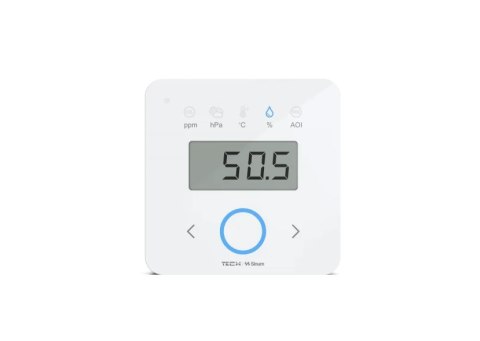 TECH STEROWNIKI Bezprzewodowy multiczujnik z wyswietlaczem biały MC-02 Tech Sterowniki