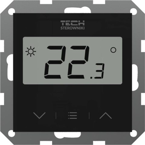 TECH STEROWNIKI Bezprzewodowy regulator pokojowy czarny F-8Z Tech Sterowniki
