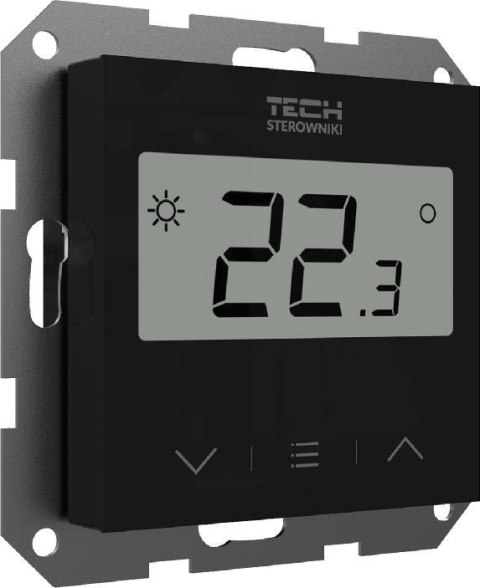TECH STEROWNIKI Bezprzewodowy regulator pokojowy czarny F-8Z Tech Sterowniki