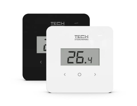 TECH STEROWNIKI Bezprzewodowy regulator pokojowy czarny R-8B PLUS Tech Sterowniki