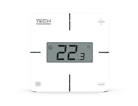 TECH STEROWNIKI Bezprzewodowy regulator pokojowy mechaniczny czarny R-8X Tech Sterowniki