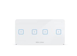 TECH STEROWNIKI Bezprzewodowy włącznik czteropolowy czarny WSS-22 Tech Sterowniki