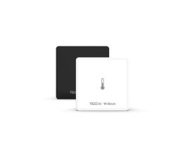 TECH STEROWNIKI Przewodowy mini czujnik temperatury biały C-S1P Tech Sterowniki