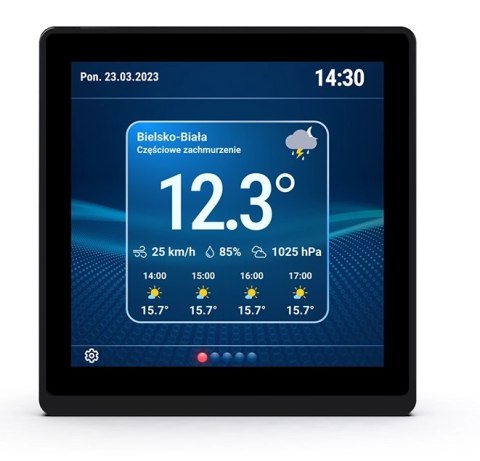 TECH STEROWNIKI Przewodowy panel kontrolny czarny CP-04M Tech Sterowniki