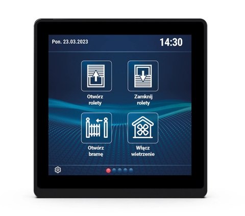 TECH STEROWNIKI Przewodowy panel kontrolny czarny CP-04M Tech Sterowniki