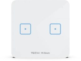 TECH STEROWNIKI Przewodowy włącznik dwupolowy czarny WS-02M Tech Sterowniki