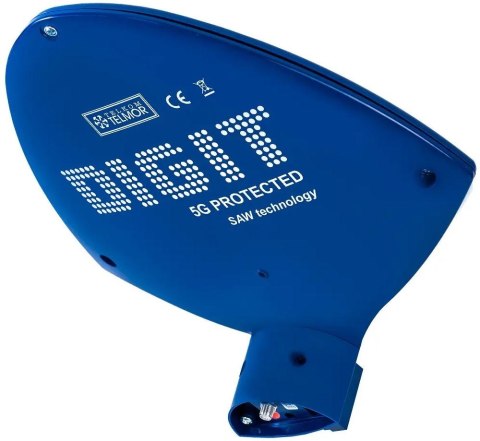 TELMOR Antena szerokopasmowa DVB-T/T2 DIGIT Activa 5G Telmor niebieska