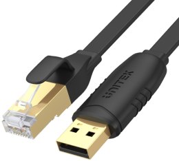 UNITEK Kabel Unitek Y-SP02001B RJ-45 na USB-A konsolowy 1,8m