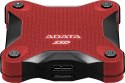 ADATA Dysk Zewnętrzny SSD Adata SD620 1TB czerwony