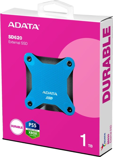 ADATA Dysk Zewnętrzny SSD Adata SD620 1TB niebieski